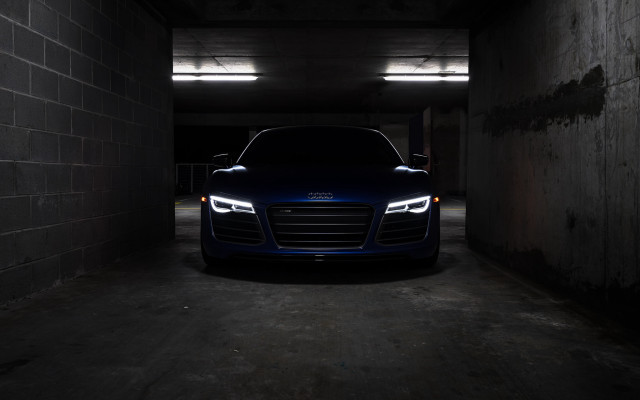 Dark car tunnel lights open free wallpaper for desktop - medium preview image