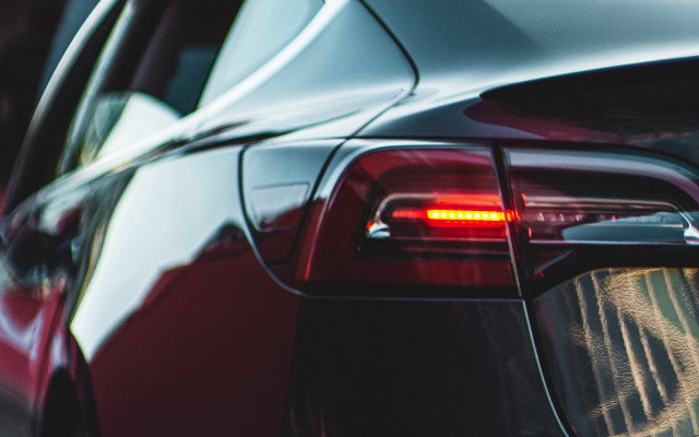 Car tail light reflection detailed free wallpaper for desktop - medium preview image