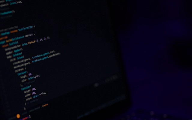 Computer screen dark keyboard mouse free wallpaper for desktop - medium preview image