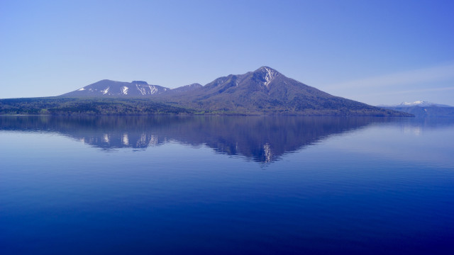 Mountain range reflection lake blue #11 free wallpaper for desktop - medium preview image