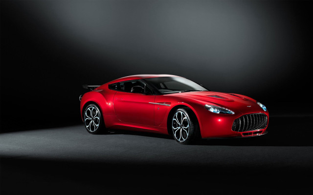 Red sports car dark room #26 free wallpaper for desktop - medium preview image