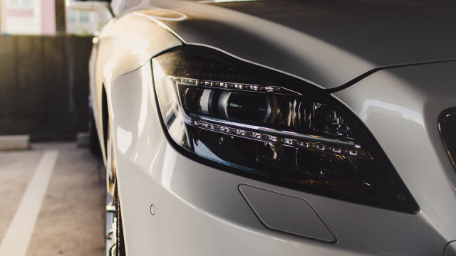 Car headlight grills parking lot free wallpaper for desktop - medium preview image