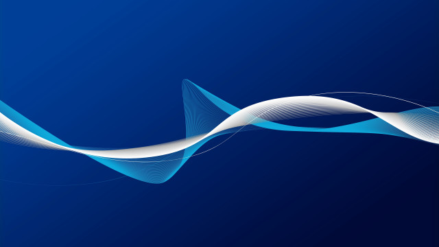 Blue wave digital vector ai free wallpaper for desktop - medium preview image