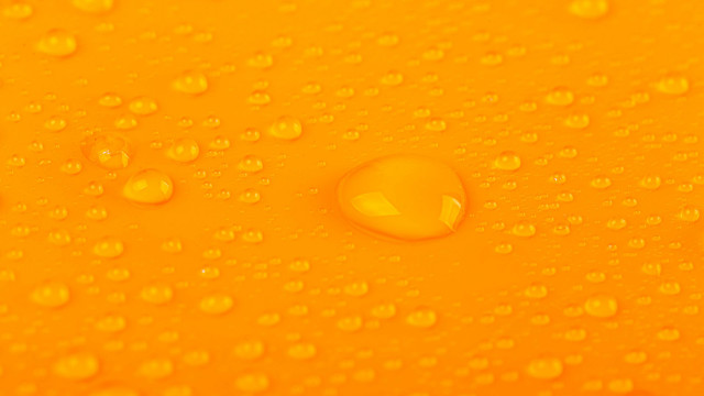Yellow water drops orange sunset free wallpaper for desktop - medium preview image