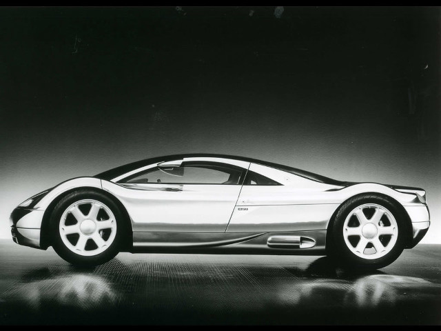 White sports car dark room #7 free wallpaper for desktop - medium preview image