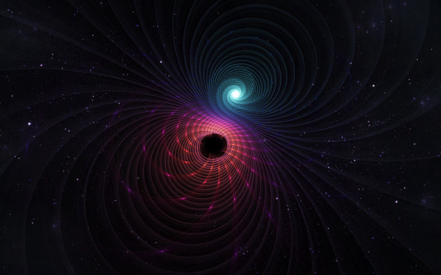 Black hole stars spirals mandelbrot free wallpaper for desktop - medium preview image