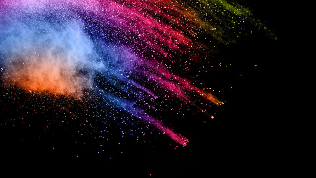 Cosmic sprinkles volumetric lights aurora free wallpaper for desktop - medium preview image