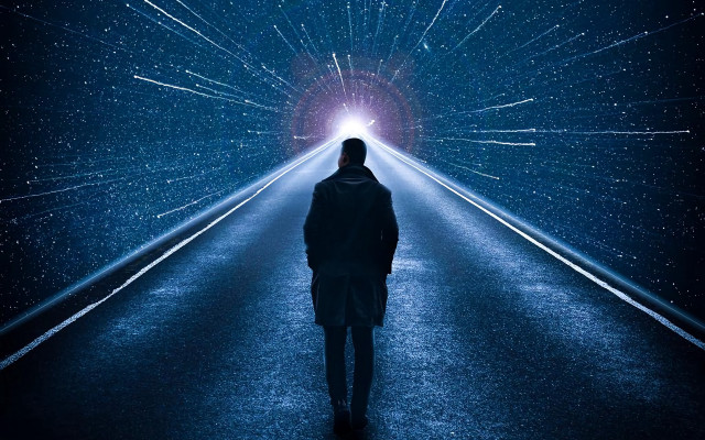 Tunnel light stars festival space free wallpaper for desktop - medium preview image