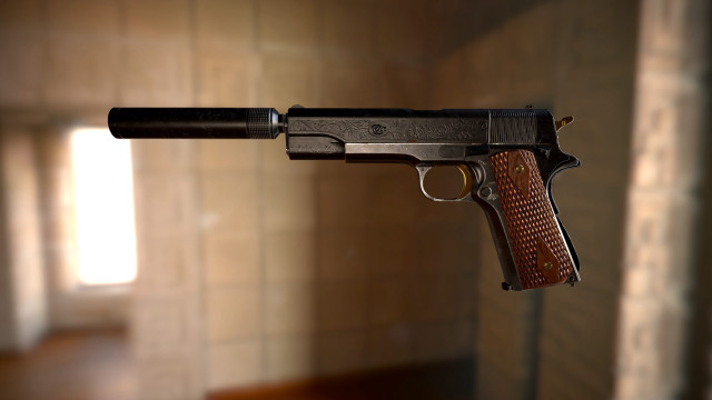 Gun wall room window light free wallpaper for desktop - medium preview image