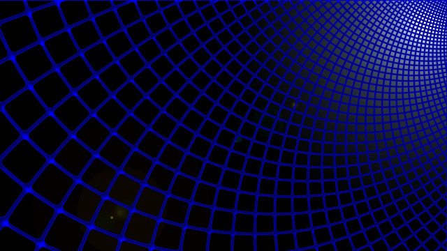 Blue black checkered honeycomb fishnet free wallpaper for desktop - medium preview image