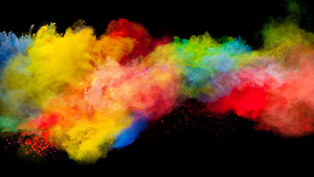 Colorful cloud powder dark sky free wallpaper for desktop - medium preview image