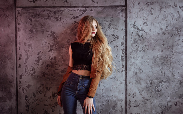 Elina karimova fashion wall jacket free wallpaper for desktop - medium preview image