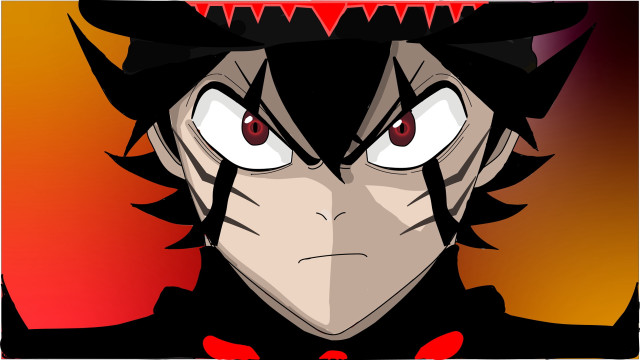 Cartoon hat redeyes blackoutfit horns free wallpaper for desktop - medium preview image