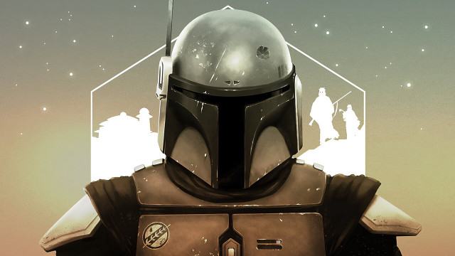 Star wars boba fett astronaut free wallpaper for desktop - medium preview image