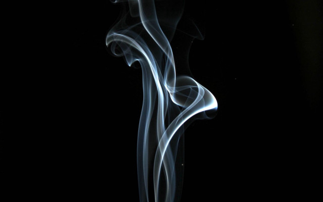 White smoke dark background raytraced free wallpaper for desktop - medium preview image