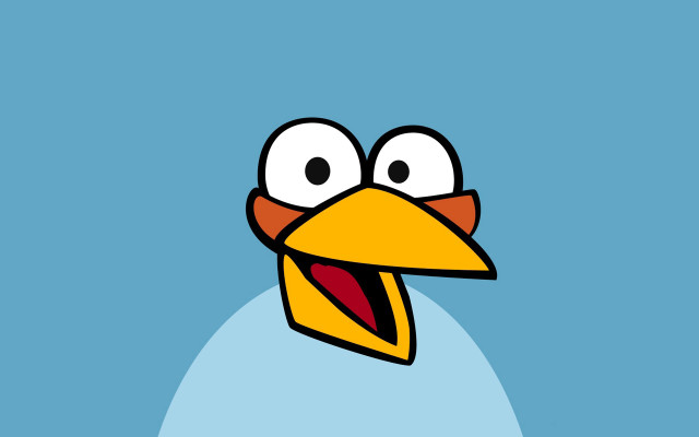 Cartoon bird big smile big free wallpaper for desktop - medium preview image