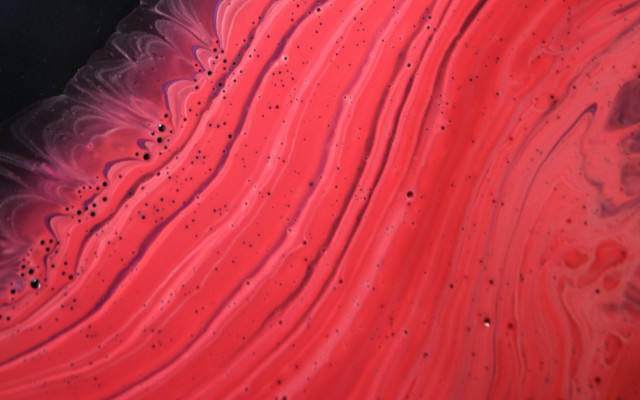 Red black liquid swirls android free wallpaper for desktop - medium preview image