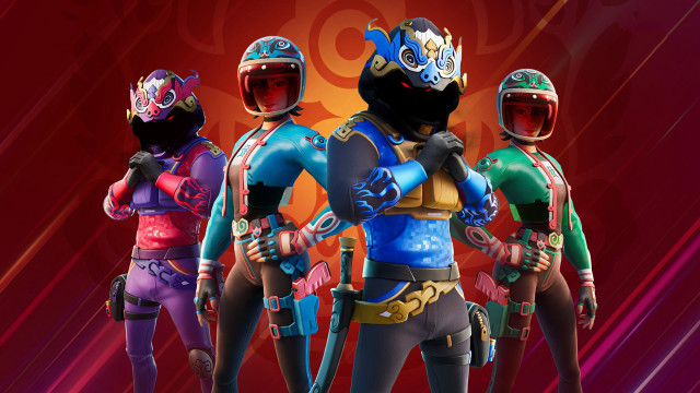 Colorful boys red background synchromism free wallpaper for desktop - medium preview image