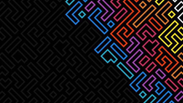 Black rainbow diagonal edenbox geometric free wallpaper for desktop - medium preview image