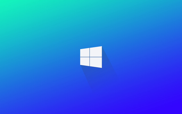 Blue wall white window shadow free wallpaper for desktop - medium preview image