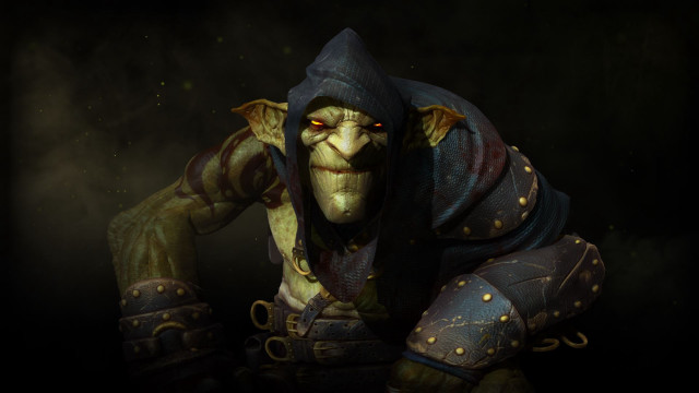 Brom hooded dark costume red free wallpaper for desktop - medium preview image