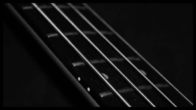 Guitar neck strings black background #2 free wallpaper for desktop - medium preview image