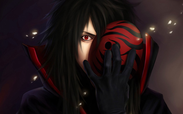 Longhair redeyes redobject blackglove anime free wallpaper for desktop - medium preview image