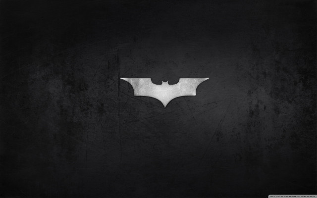 Batman logo dark room black free wallpaper for desktop - medium preview image