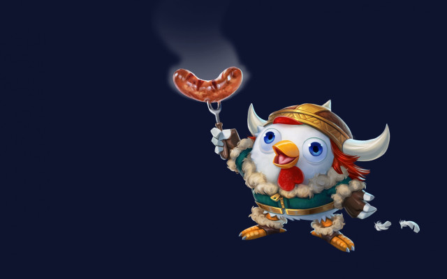 Chicken sausage balloon hat tail free wallpaper for desktop - medium preview image