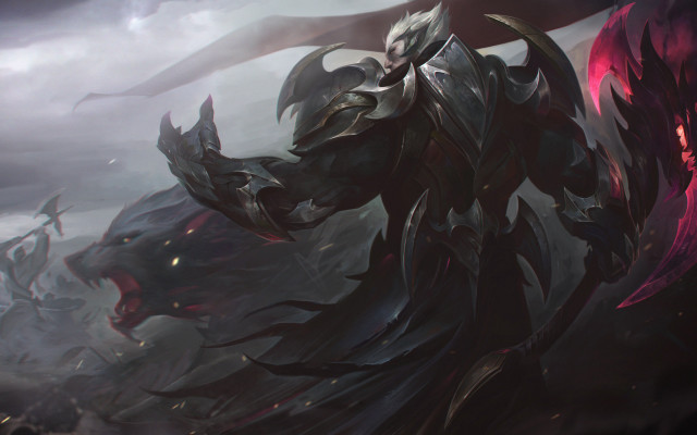 Demonic creature sword demon sky free wallpaper for desktop - medium preview image