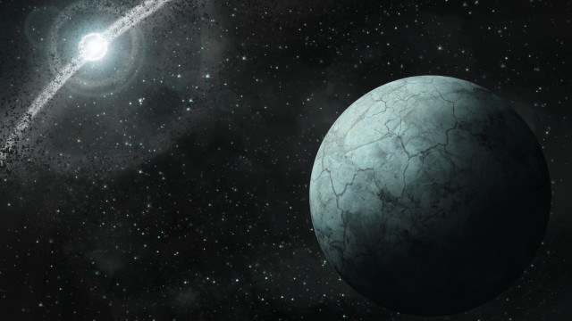 Space planet stars moon city free wallpaper for desktop - medium preview image