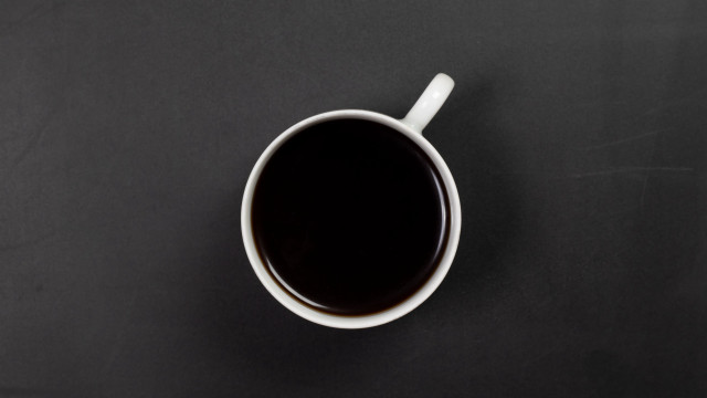 Coffee spoon black table minimalism #2 free wallpaper for desktop - medium preview image