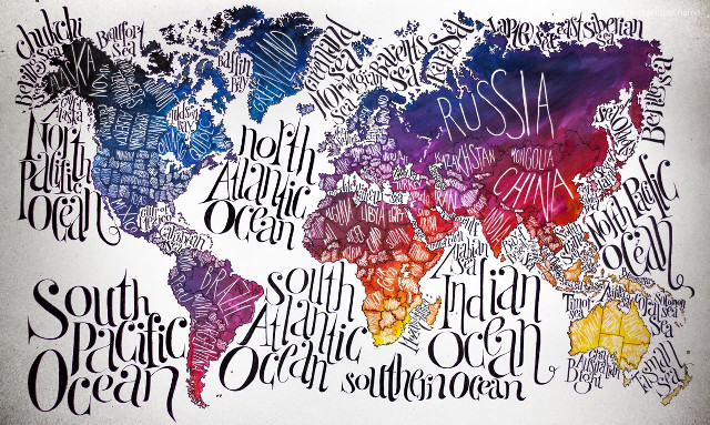 World map colorful words different free wallpaper for desktop - medium preview image