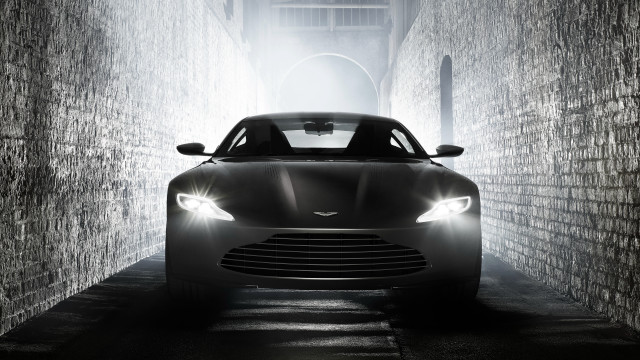 Car tunnel light headlights photorealism free wallpaper for desktop - medium preview image