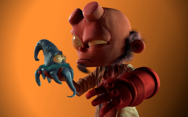 Cartoon character toy creepy creature free wallpaper for desktop - medium preview image