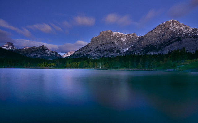 Mountain lake forest sky nature #10 free wallpaper for desktop - medium preview image