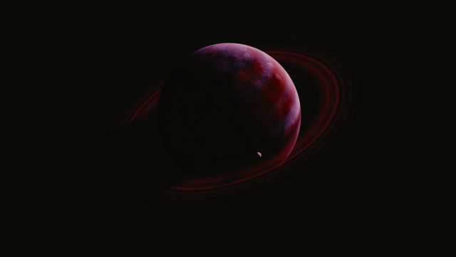 Red planet moon raytraced eve free wallpaper for desktop - medium preview image