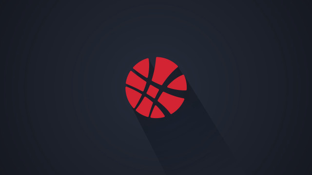 Basketball shadow dark background red free wallpaper for desktop - medium preview image
