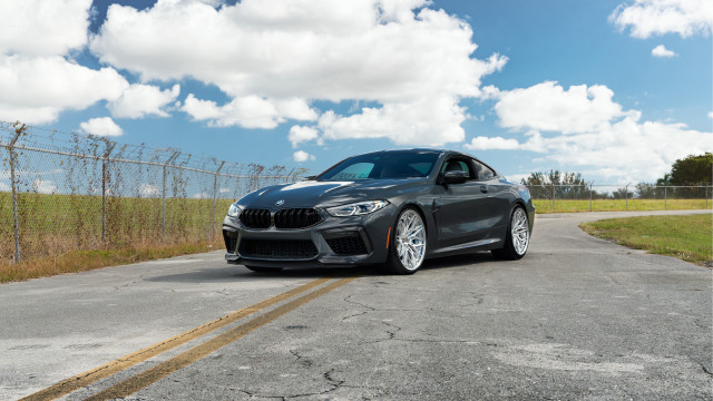 Gray car fence grass clouds free wallpaper for desktop - medium preview image