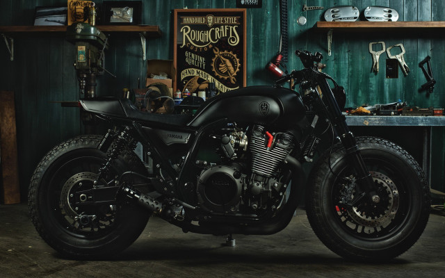 Motorcycle garage tools sign caferbater free wallpaper for desktop - medium preview image