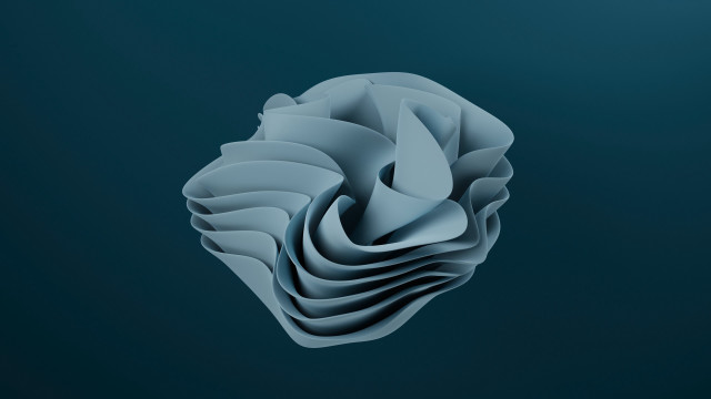 Blue abstract wavy gradient background free wallpaper for desktop - medium preview image