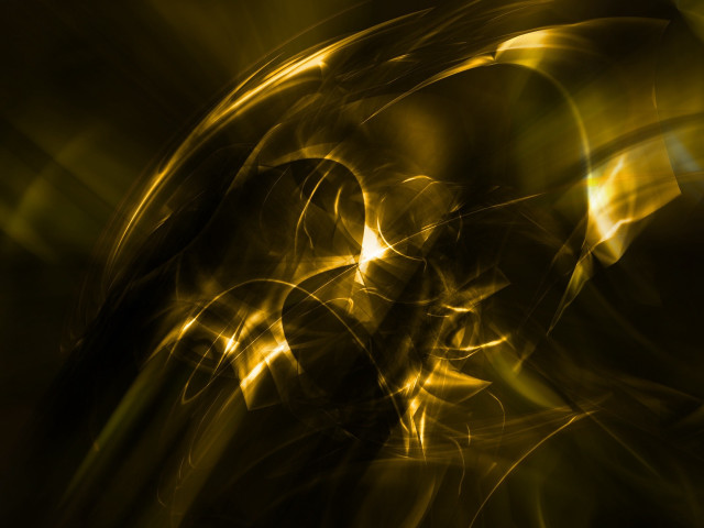 Yellow black circular design background free wallpaper for desktop - medium preview image