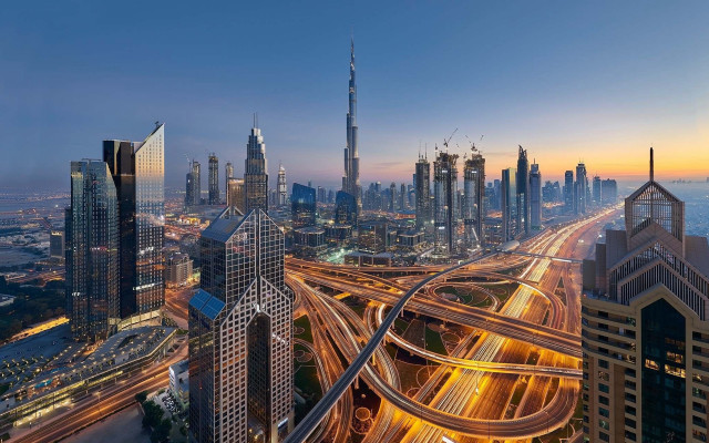 Tokyo cityscape night lights bridge #7 free wallpaper for desktop - medium preview image