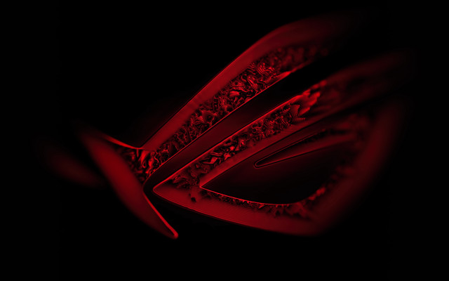 Red object black background raytraced free wallpaper for desktop - medium preview image