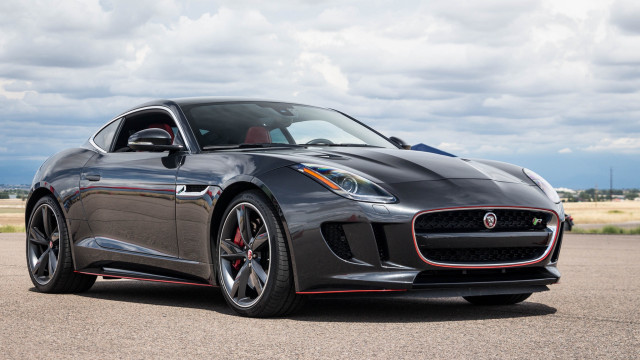 Grey sports car red stripe free wallpaper for desktop - medium preview image