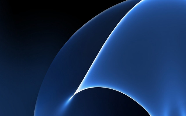 Blue abstract curve black circle free wallpaper for desktop - medium preview image