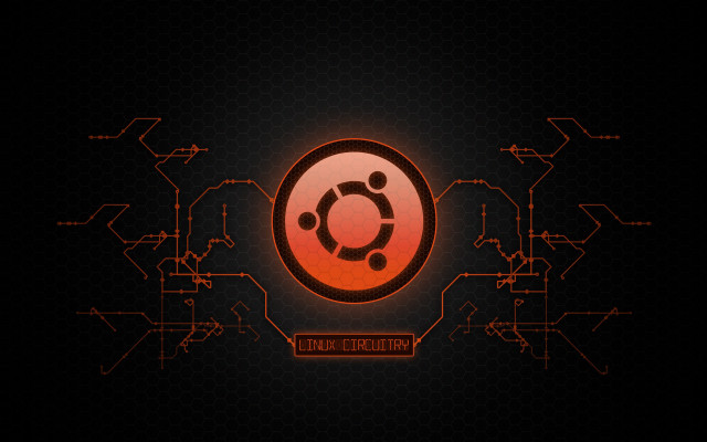 Dark red circle black circle free wallpaper for desktop - medium preview image