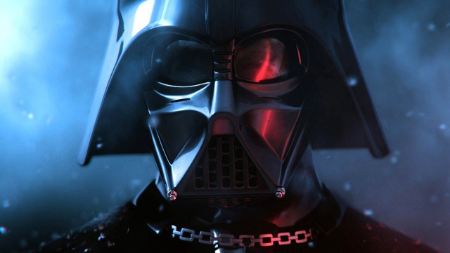 Darth vader helmet red light free wallpaper for desktop - medium preview image