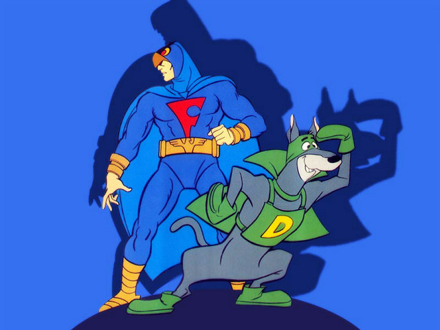 Dog man batman costume cartoon free wallpaper for desktop - medium preview image