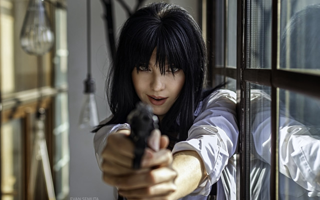 Aramenta dianthe vail cosplay aiming free wallpaper for desktop - medium preview image